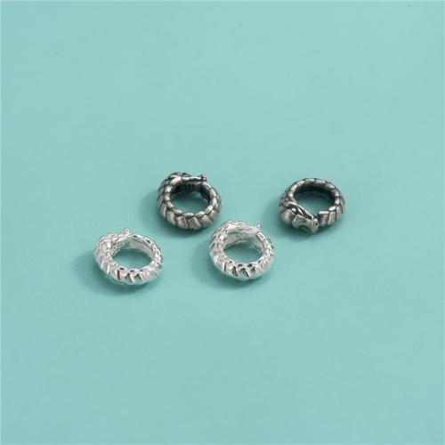 Spacer Beads Jóias, 925 prata esterlina, DIY, Mais cores pare escolha, 8.50mm, vendido por PC