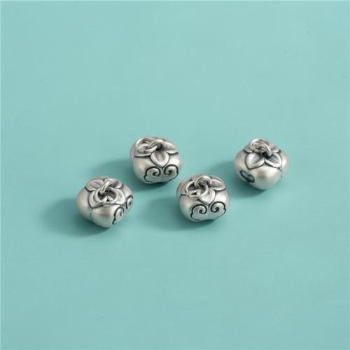 Кулоны из серебра, Серебро 925 пробы, DIY, оригинальный цвет, 12x12.80mm, продается PC