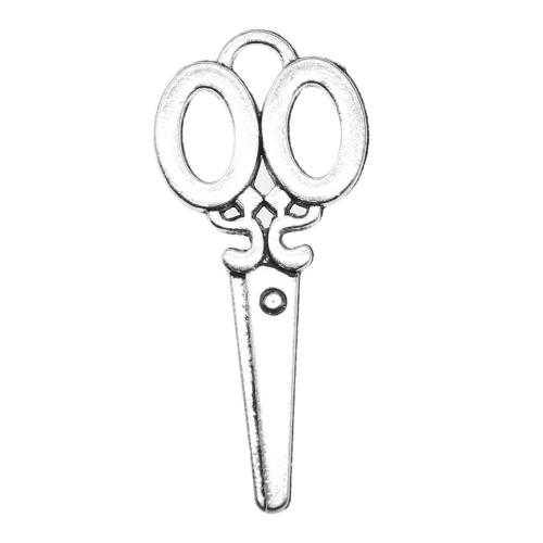 Zinc Alloy Scissors Pendants plated vintage & fashion jewelry & DIY Sold By PC
