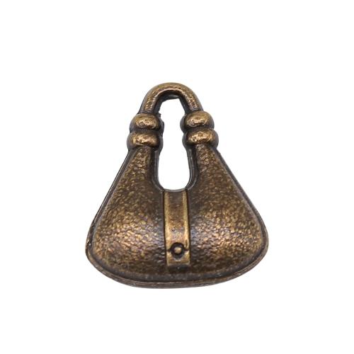 Tibetan Style Pendants, Handbag, plated, vintage & fashion jewelry & DIY, more colors for choice, 18x15mm, Sold By PC
