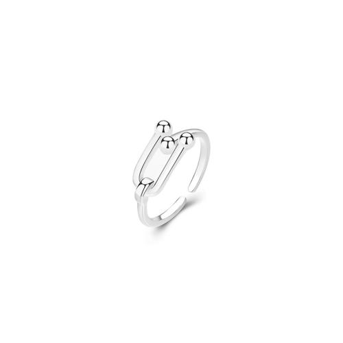 Sterling Silver Jewelry Finger Ring, 925 Sterling Silver, jewelry faisin & do bhean, 19.80x19.20mm, Díolta De réir PC