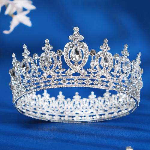 Bridal Tiaras, Tibetan Style, fashion jewelry & for woman & with rhinestone, more colors for choice, Sold By PC