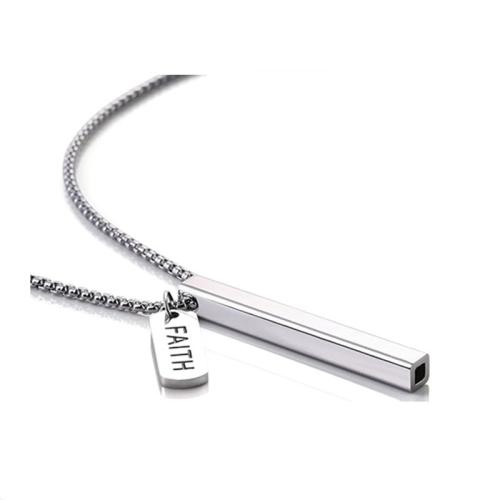 Stainless Steel Jewelry Necklace, 304 Stainless Steel, with Titanium Steel, polished, Unisex, more colors for choice, Length:Approx 51-80 cm, Sold By PC