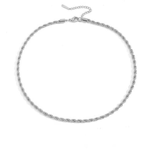 Stainless Steel smycken halsband, 304 rostfritt stål, plated, olika storlek för val & för kvinna, fler färger för val, Säljs av PC