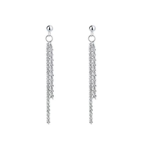 Stainless Steel Drop Earring 304 Stainless Steel plated for woman Sold By Pair