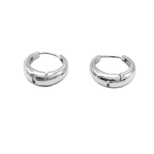 Stainless Steel Huggie Hoop Earring, 304 Stainless Steel, plated, for woman, more colors for choice, Sold By Pair