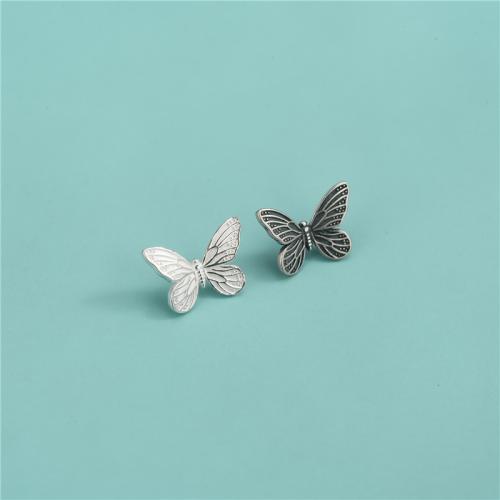 925 Sterling Silver Clasp, Butterfly, DIY, more colors for choice, 15.70x10.70mm, Hole:Approx 1.7mm, Sold By PC