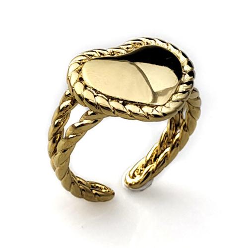 Stainless Steel Finger Ring 304 Stainless Steel polished fashion jewelry & Unisex Sold By PC