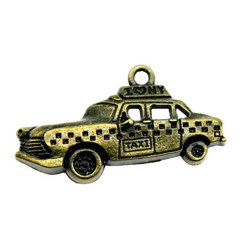 Vehicle Shaped Tibetan Style Pendants, Car, plated, vintage & fashion jewelry & DIY, more colors for choice, 32x17mm, Sold By PC