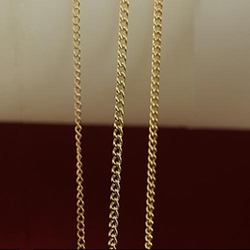 Cheia de jóias de ouro, Gold-filled, DIY & tamanho diferente para a escolha, vendido por m