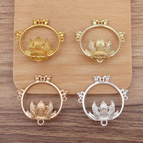 Tibetan Style Flower Pendants, plated, DIY & hollow, more colors for choice, nickel, lead & cadmium free, 42x42mm, 100PCs/Bag, Sold By Bag