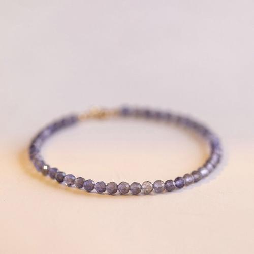 améthyste bracelet, avec alliage de zinc, unisexe & normes différentes pour le choix & facettes, Vendu par PC
