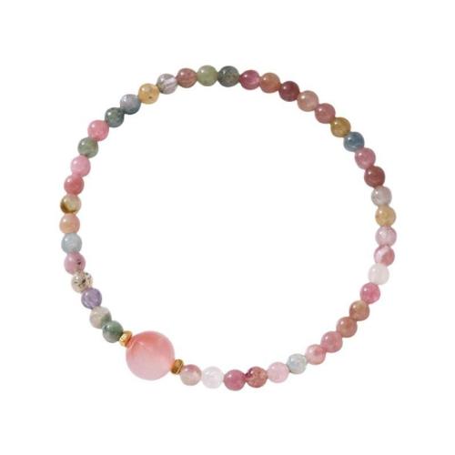 Tourmaline Bracelet, different materials for choice & for woman, Length:Approx 6-7 Inch, Sold By PC