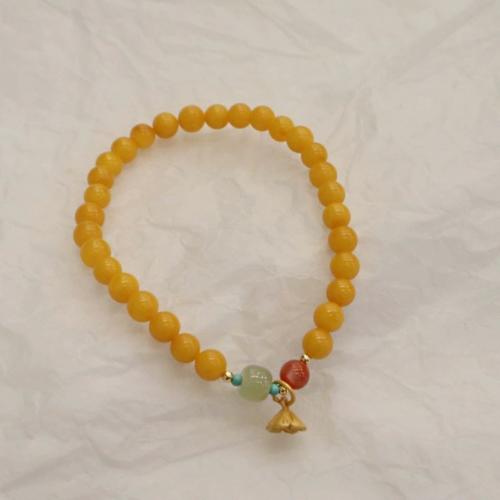 Beeswax Bracelet, with Tibetan Style, different styles for choice & for woman, Length:Approx 6-8 Inch, Sold By PC