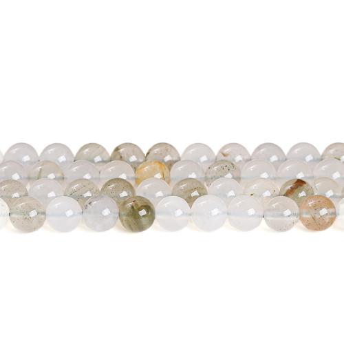 Natural Jade Beads, Ice Jade, Round, polished, DIY & different size for choice, Sold By Strand
