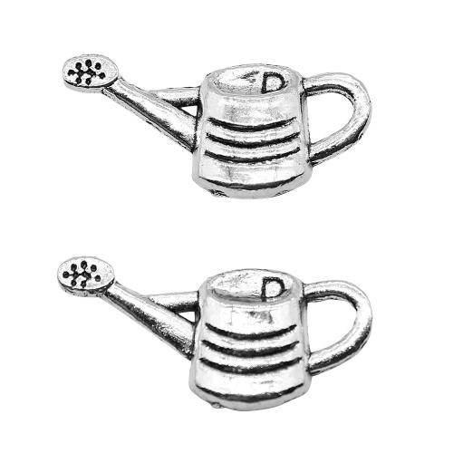 Tibetan Style Pendants, Teapot, antique silver color plated, vintage & fashion jewelry & DIY, 12x25mm, Sold By PC