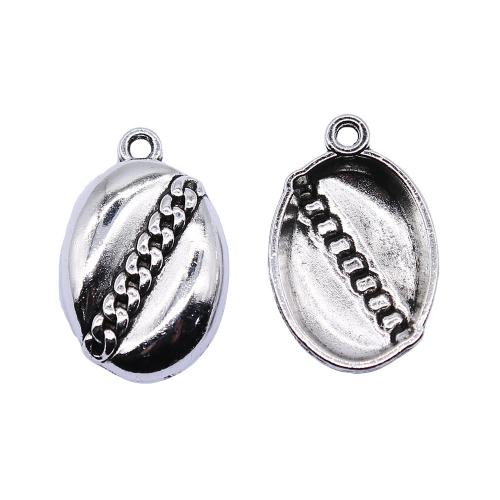 Tibetan Style Pendants, antique silver color plated, vintage & fashion jewelry & DIY, 14x23mm, Sold By PC