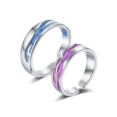 Brass Finger Ring, fashion jewelry & Unisex, more colors for choice, US Ring Size:7, Sold By PC