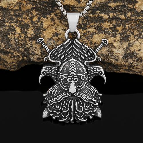 Stainless Steel Jewelry Necklace, 304 Stainless Steel, polished, fashion jewelry & different styles for choice & for man, original color, Length:Approx 60 cm, Sold By PC