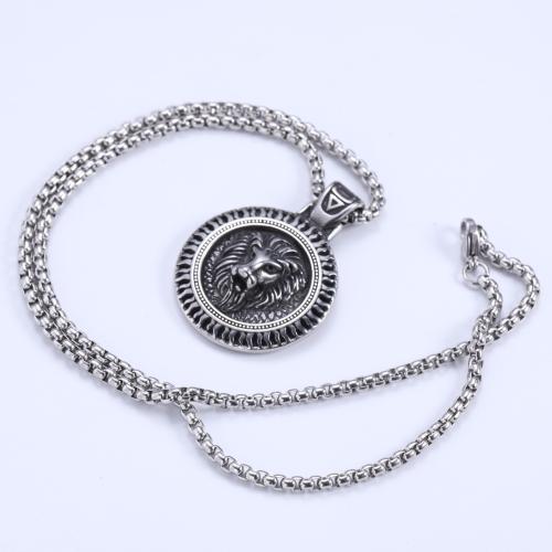 Stainless Steel Jewelry Necklace 304 Stainless Steel hand polished fashion jewelry & for man Length Approx 60 cm Sold By PC
