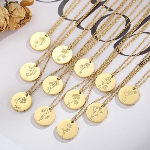 Stainless Steel Jewelry Necklace, 304 Stainless Steel, with 3cm extender chain, fashion jewelry & different designs for choice & for woman, gold, Length:45 mm, Sold By PC