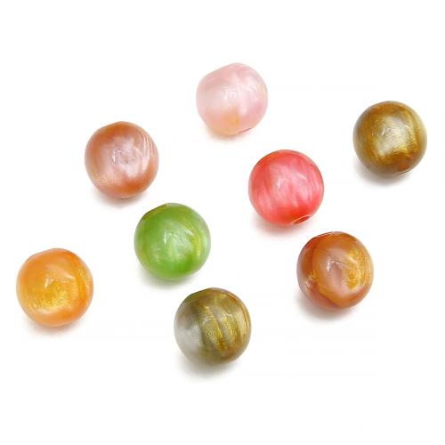 Resin Jewelry Beads, DIY, more colors for choice, 10PCs/Bag, Sold By Bag
