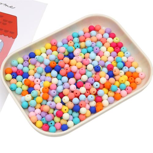 Acrylic Jewelry Beads, DIY & frosted, more colors for choice, Hole:Approx 1.5mm, 30PCs/Bag, Sold By Bag