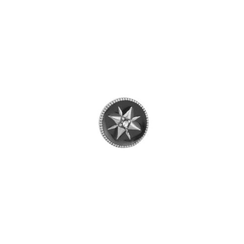 Boucle d'oreille de gaujon en acier inoxydable, Acier inoxydable 304, bijoux de mode & unisexe, couleur originale, 11.10mm, Vendu par PC