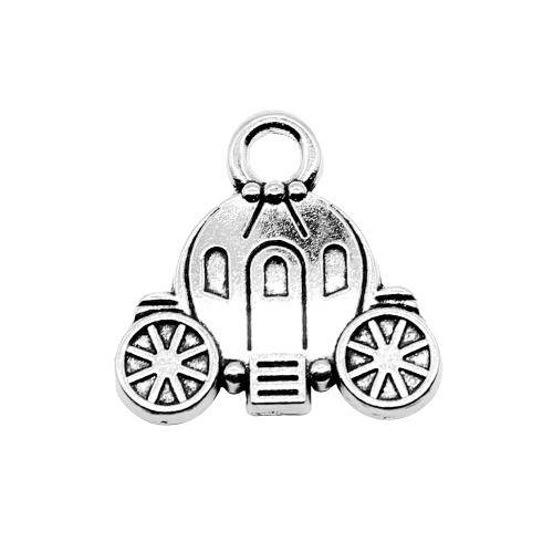 Vehicle Shaped Tibetan Style Pendants, Car, antique silver color plated, vintage & fashion jewelry & DIY, 19x20mm, Sold By PC