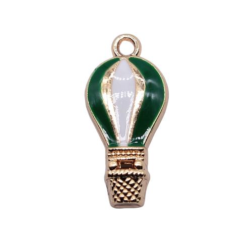 Zinc Alloy Enamel Pendants Hot Balloon gold color plated fashion jewelry & DIY mixed colors Sold By PC
