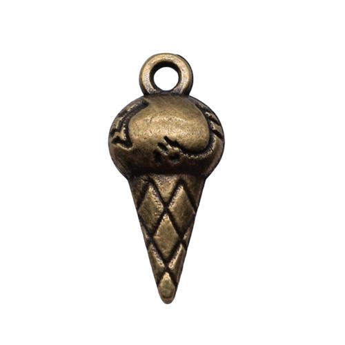 Zinc Alloy Pendants Ice Cream plated vintage & fashion jewelry & DIY Sold By PC