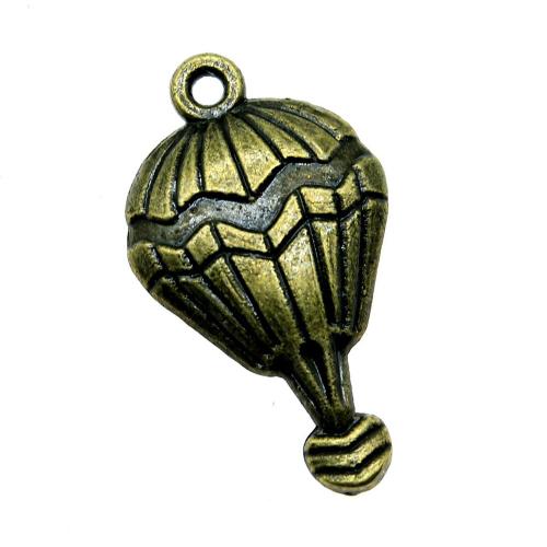 Tibetan Style Pendants, Hot Balloon, plated, vintage & fashion jewelry & DIY, more colors for choice, 29x17mm, Sold By PC