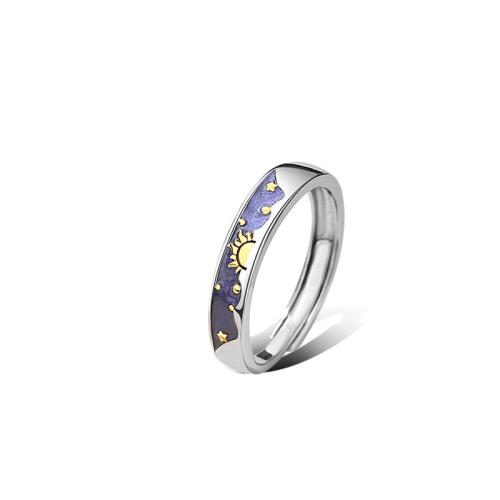 Ring Finger mosiądz, biżuteria moda & dla obu płci & różne style do wyboru, rozmiar:7, sprzedane przez PC
