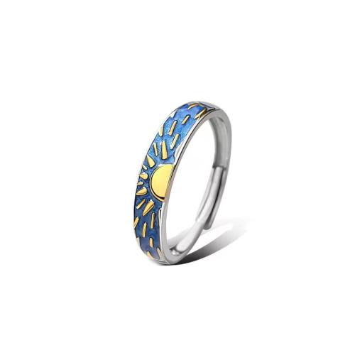 Ring Finger mosiądz, biżuteria moda & dla obu płci & różne style do wyboru, rozmiar:7, sprzedane przez PC