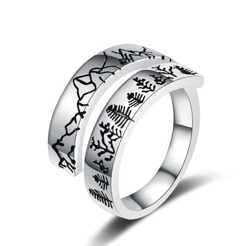 Mässing Finger Ring, mode smycken & för kvinna, Innerdiameter:Ca 20mm, Säljs av PC