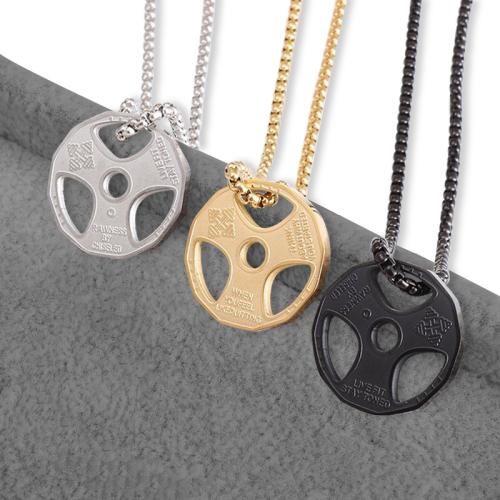 Stainless Steel Jewelry Necklace, 304 Stainless Steel, polished, fashion jewelry & Unisex, more colors for choice, 26mm, Length:Approx 60 cm, Sold By PC