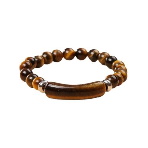 Gemstone Bracelets Natural Stone fashion jewelry & Unisex Length Approx 19-19.5 cm Sold By PC