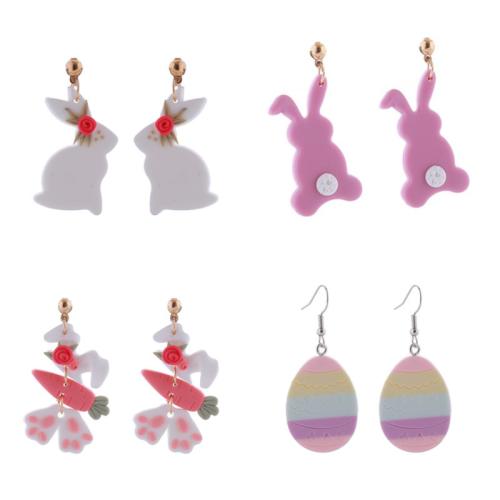 Easter Jewelry Polymer Clay printing fashion jewelry & for woman Sold By Pair