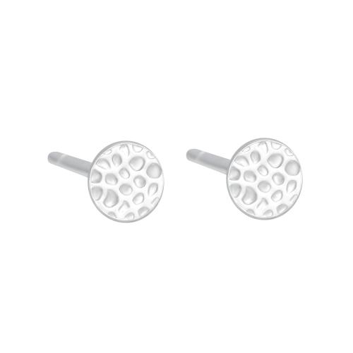 925 Sterling Silver Stud Earrings for woman silver color Sold By Pair