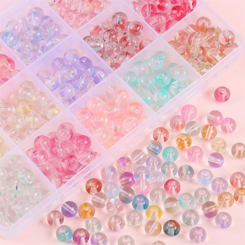 Fashion Glass Beads, DIY, more colors for choice, 50PCs/Bag, Sold By Bag