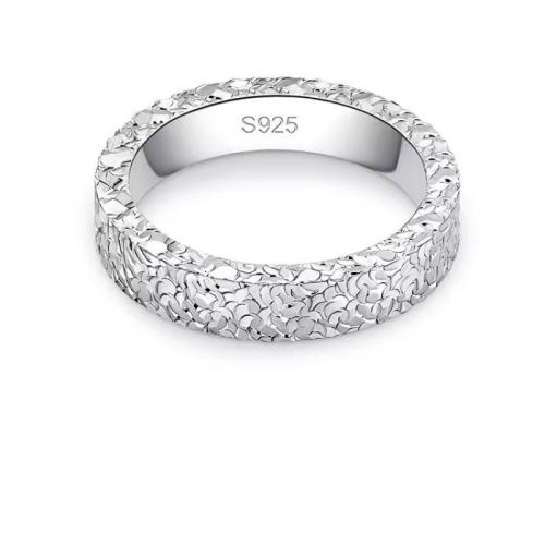 925 sterling silver Finger Ring, Unisex & olika storlek för val, fler färger för val, Storlek:5.5-9.5, Säljs av PC