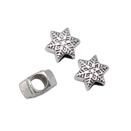 Zinc Alloy Jewelry Beads Snowflake antique silver color plated vintage & fashion jewelry & DIY Sold By PC