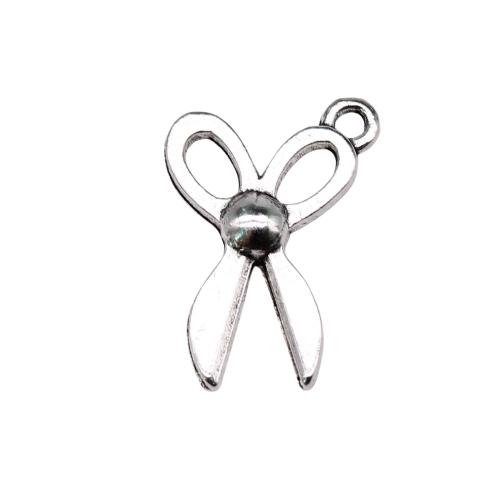 Tibetan Style Scissors Pendants, antique silver color plated, vintage & fashion jewelry & DIY, 20x14mm, Sold By PC