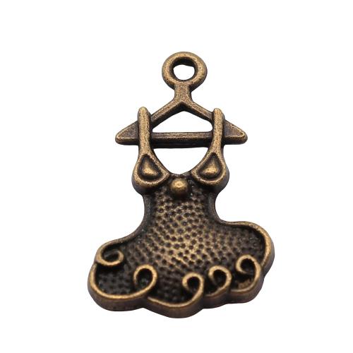 Zinc Alloy Pendants Skirt plated vintage & fashion jewelry & DIY Sold By PC