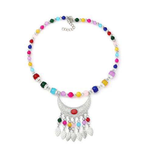 Mixed Hair Accessories Crystal with Zinc Alloy handmade folk style & multifunctional & for woman Length 50 cm Sold By PC