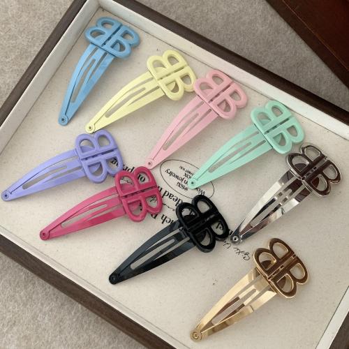 Hair Snap Clips Zinc Alloy handmade for woman & hollow Sold By PC