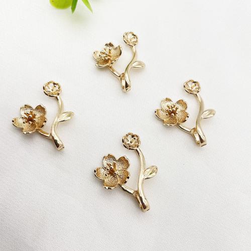 Brass Jewelry Pendants, plated, DIY & different styles for choice, golden, 10PCs/Lot, Sold By Lot