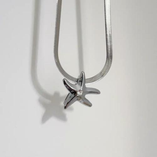 Cink Alloy nakit ogrlice, modni nakit & za žene, srebro, Dužina Približno 45 cm, Prodano By PC