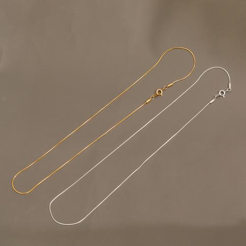 Brass Necklace, fashion jewelry & for woman, more colors for choice, Length:Approx 41 cm, Sold By PC
