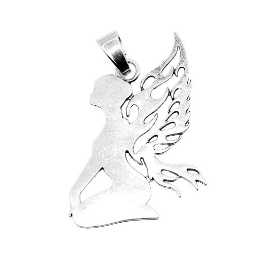 Zinc Alloy Pendants Angel antique silver color plated vintage & fashion jewelry & DIY Sold By PC